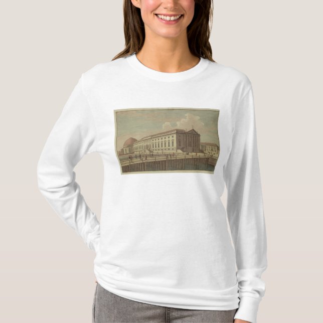 Camiseta Vista del teatro de la ópera en Berlín, 1773 (Anverso)
