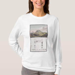 Camiseta Vista del teatro en Sardis y un plan del Io