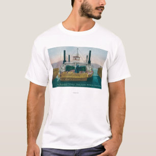 Camiseta Vista del transbordador Solano del SP en muelle