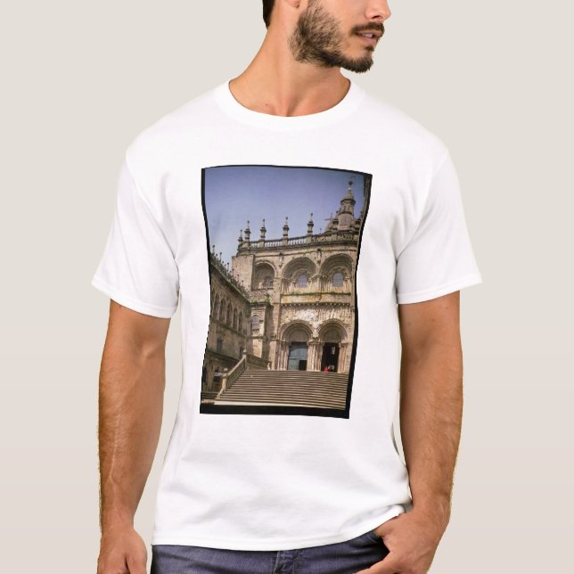 Camiseta Vista del transept del sur c.1100 comenzado porta (Anverso)