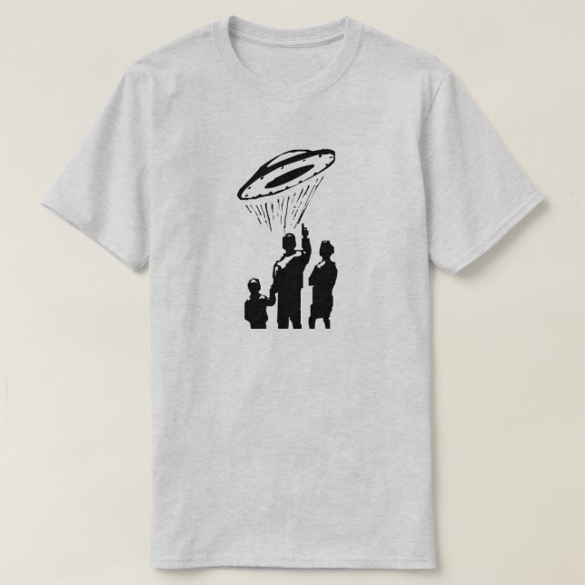 Camiseta Vista del UFO (Diseño del anverso)