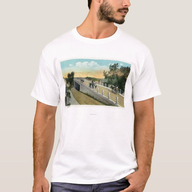 Camiseta Vista del viaducto (Anverso)