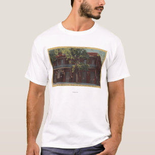 Camiseta Vista del viejos hotel y teatro (1860) de Fallon