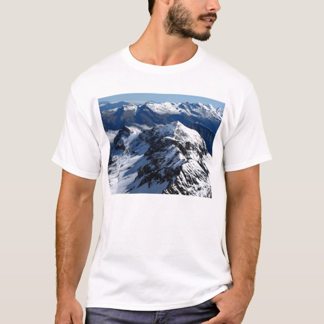 Camiseta Vista desde la montaña Schilthorn (Anverso)