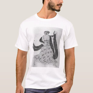 Camiseta Vista el diseño para "Cleopatra", 1910