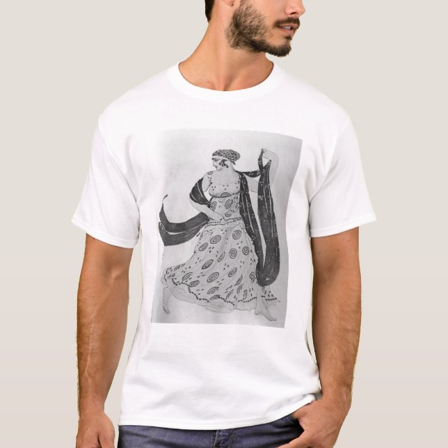Camiseta Vista el diseño para "Cleopatra", 1910 (Anverso)