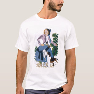 Camiseta Vista el diseño para el Huntress, 1922 (lith del