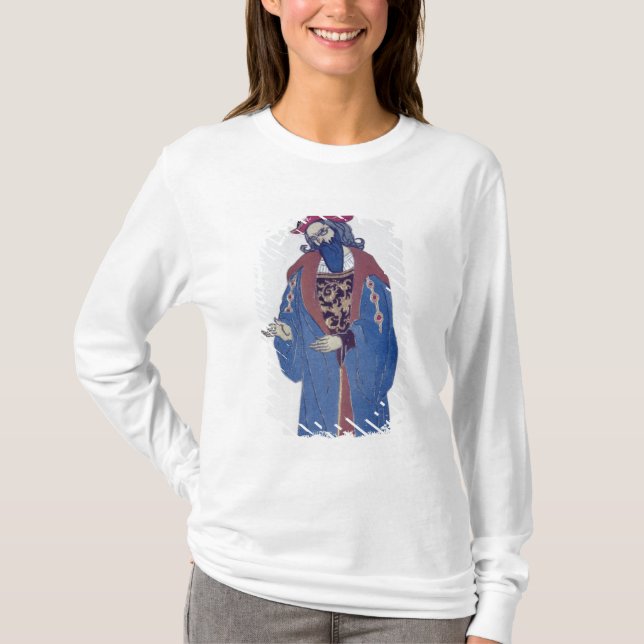 Camiseta Vista el diseño para la Azul-Barba, del Beaut el (Anverso)