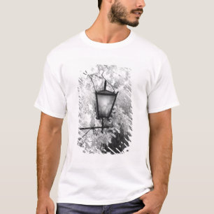 Camiseta Vista en blanco y negro de la iluminación