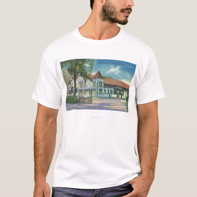 Camiseta Vista exterior de la bebida Pasillo del estado (Anverso)