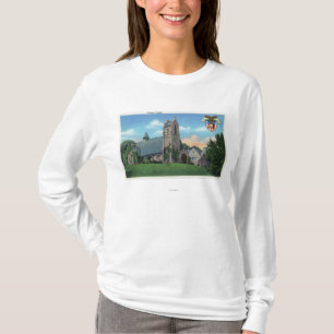 Camiseta Vista exterior de la capilla católica