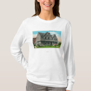 Camiseta Vista exterior de la casa de la sala de Juan
