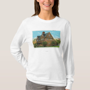 Camiseta Vista exterior de la casa de Pequot