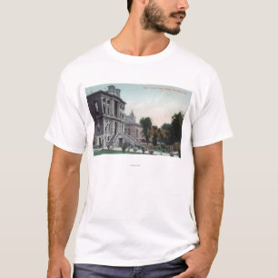 Camiseta Vista exterior de la casa del Tribunal del Condado