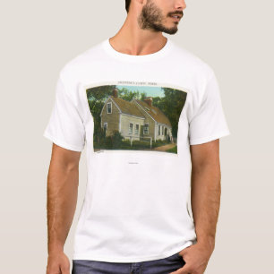 Camiseta Vista exterior de la casa más vieja de la ciudad #