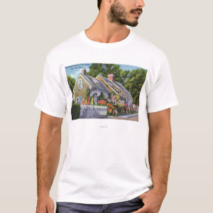 Camiseta Vista exterior de la casa más vieja de la ciudad