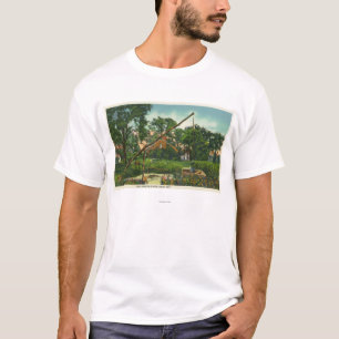 Camiseta Vista exterior de la casa vieja de Harlow # 2