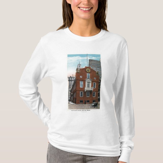 Camiseta Vista exterior de la casa vieja del estado # 2 (Anverso)