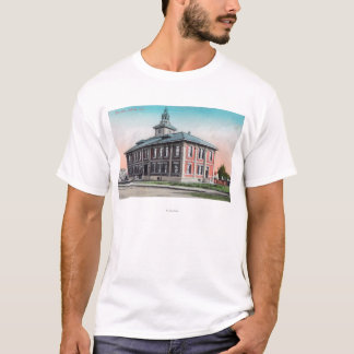Camiseta Vista exterior de la ciudad HallSalinas, CA