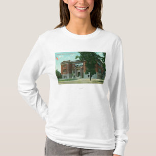 Camiseta Vista exterior de la escuela secundaria 3