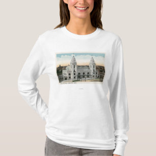 Camiseta Vista exterior de la estación de la unión