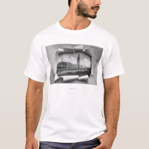 Camiseta Vista exterior de la estación del transbordador