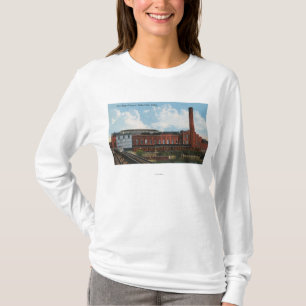 Camiseta Vista exterior de la fábrica del azúcar de