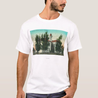 Camiseta Vista exterior de la gramática SchoolCorning, CA