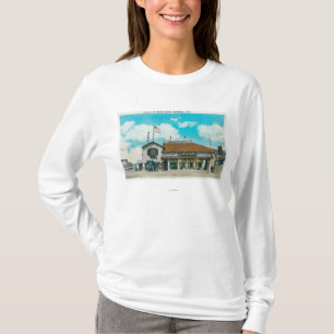 Camiseta Vista exterior de la gruta marina de Hageman