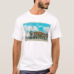Camiseta Vista exterior de la gruta marina de Hageman
