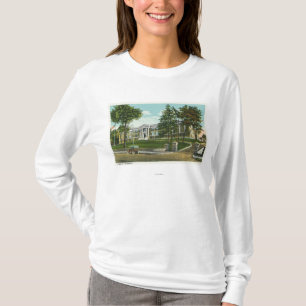 Camiseta Vista exterior de la High School secundaria de