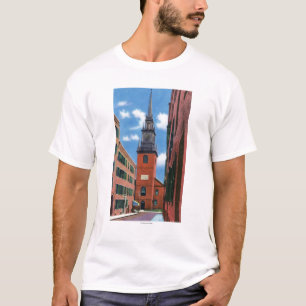 Camiseta Vista exterior de la iglesia del norte vieja