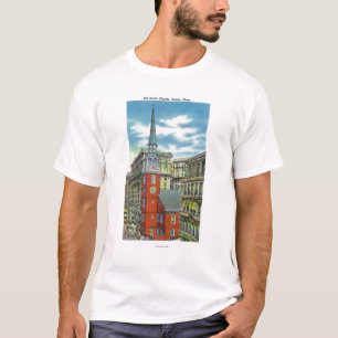Camiseta Vista exterior de la iglesia del sur vieja
