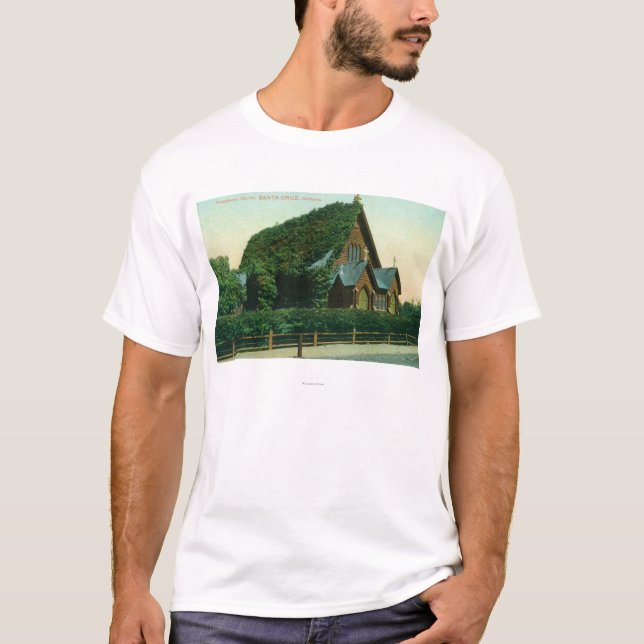 Camiseta Vista exterior de la iglesia presbiteriana (Anverso)