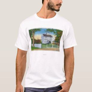 Camiseta Vista exterior de la mansión vieja de Folger