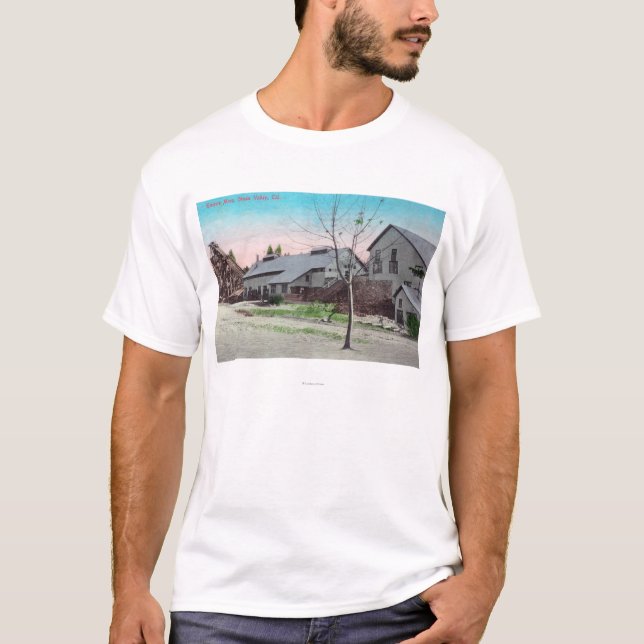 Camiseta Vista exterior de la mina del imperio (Anverso)