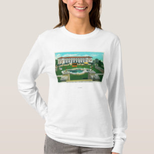 Camiseta Vista exterior de la nueva casa de planta baja del
