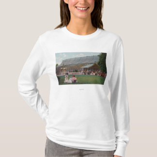 Camiseta Vista exterior de la pista de patinaje del parque