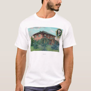 Camiseta Vista exterior de la residencia de Luther Burbank