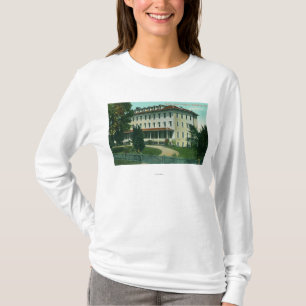 Camiseta Vista exterior de la universidad pacífica de la