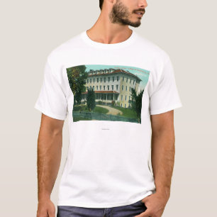 Camiseta Vista exterior de la universidad pacífica de la