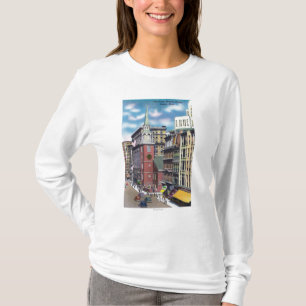 Camiseta Vista exterior de la vieja reunión pasillo del su