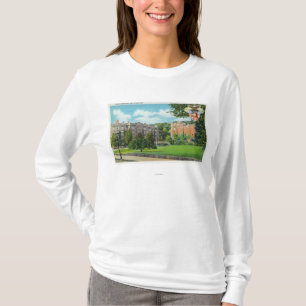 Camiseta Vista exterior de los cuarteles y del gimnasio del