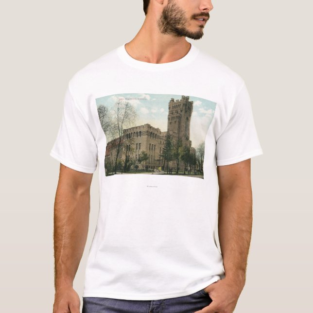 Camiseta Vista exterior del 54.o arsenal del regimiento (Anverso)