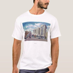 Camiseta Vista exterior del autobús de la central de