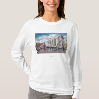 Camiseta Vista exterior del autobús de la central de