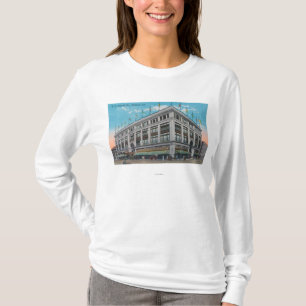 Camiseta Vista exterior del edificio de H.C. Capwell Co.
