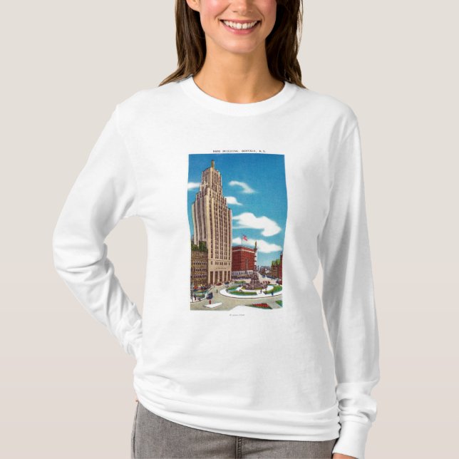 Camiseta Vista exterior del edificio del rand (Anverso)