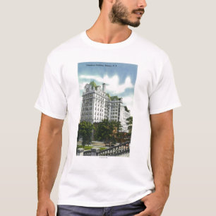 Camiseta Vista exterior del edificio del teléfono # 2