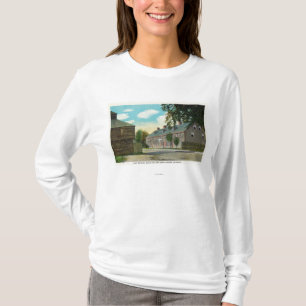 Camiseta Vista exterior del fuerte Weston y de la casa de